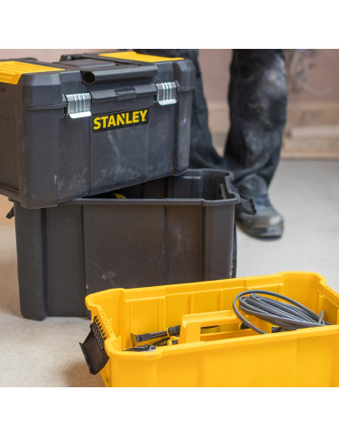 Stanley Essential Twarda Kaseta Na Narzędzie Plastik Szary, Żółty