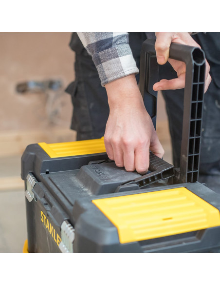 Stanley Essential Twarda Kaseta Na Narzędzie Plastik Szary, Żółty