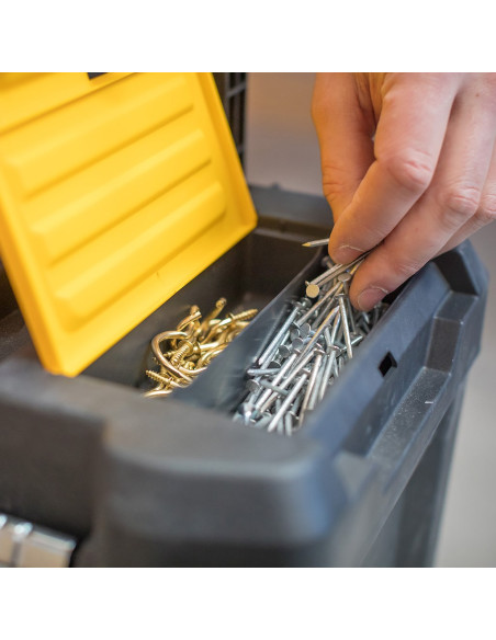 Stanley Essential Twarda Kaseta Na Narzędzie Plastik Szary, Żółty
