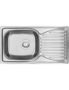 Zlewozmywak Stalowy 1-Komorowy Z Ociekaczem Zen_0113 5908212034088