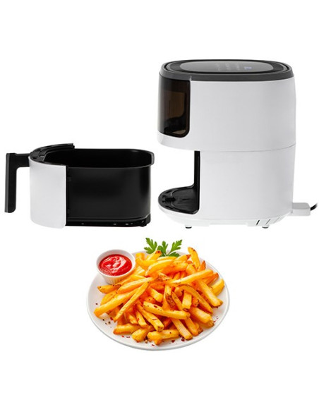 Camry Cr 6313 Piekarnik Airfryer 12 Programów 5 Litrów Srebrny
