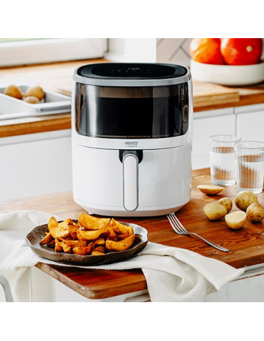 Camry Cr 6313 Piekarnik Airfryer 12 Programów 5 Litrów Srebrny