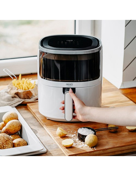 Camry Cr 6313 Piekarnik Airfryer 12 Programów 5 Litrów Srebrny