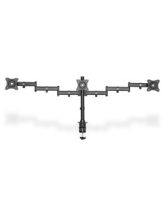 Stojak Biurkowy Potrójny (Zacisk) 3Xlcd Max. 27"Max. 8Kg Uchylno-Obrotowy 360° (Pivot)