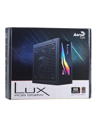 Zasilacz Aerocool Lux Aeropgsluxrgb-550 (550 W  120 Mm)