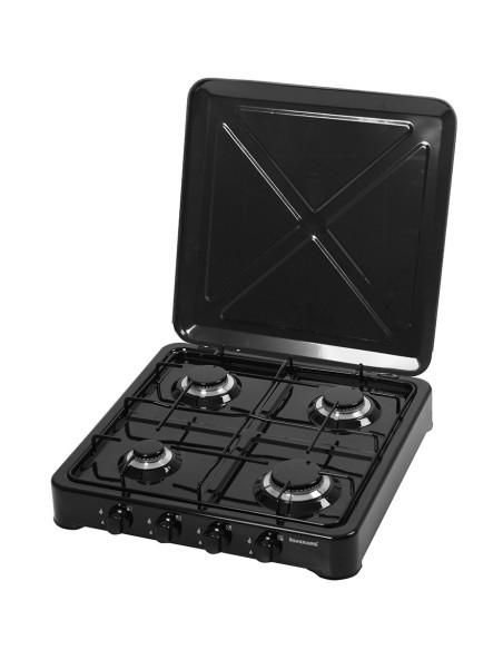 Kuchenka Gazowa Nastawna 4-Palnikowa Ravanson K-04Tb (Czarny)