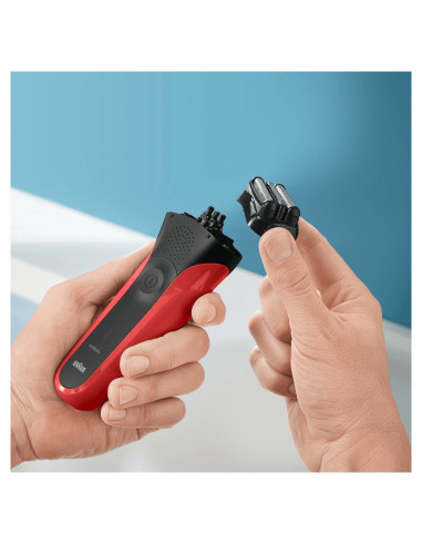 Braun Series 3 300S Golarka Foliowa Przycinarka Czarny, Czerwony