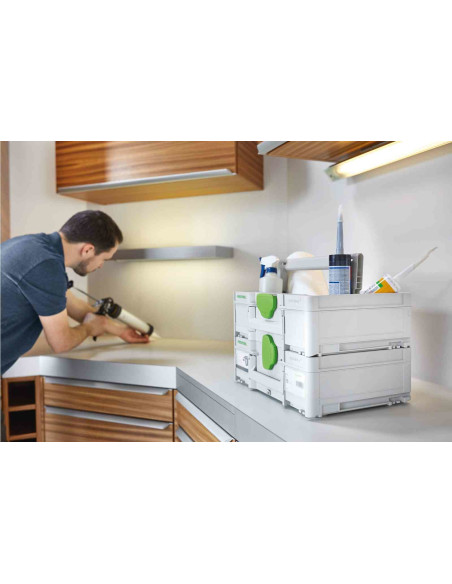 Festool Sys3 Tb M 237 Przybornik Zielony, Biały