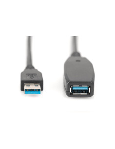 Kabel Przedłużający Usb 3.0 Superspeed 15Mtyp Usb A/Usb A M/Ż Aktywny Czarny 15M 2