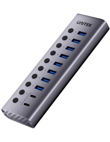 Unitek Hub Usb C/Usb A 10W1 5Gbps Z Włącznikami Portów