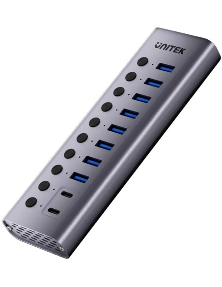 Unitek Hub Usb C/Usb A 10W1 5Gbps Z Włącznikami Portów