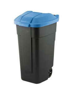 Curver Kosz Na Odpady Czarny 110L... /Pokrywa Niebieska