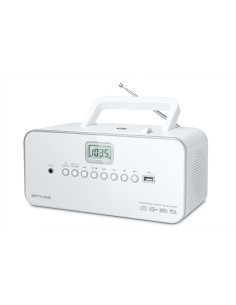 Radioodtwarzacz Muse M-28 Rdw Przenośne Radio Fm/Cd/Mp3/Jack/Usb Biały