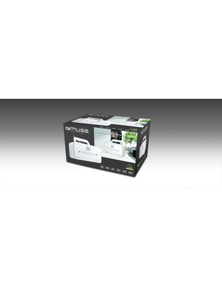 Radioodtwarzacz Muse M-28 Rdw Przenośne Radio Fm/Cd/Mp3/Jack/Usb Biały