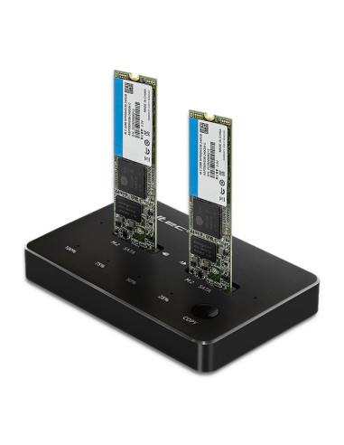 Qoltec Stacja Dokująca Dysków 2X Ssd M.2 Sata | Ngff | Usb Typ C