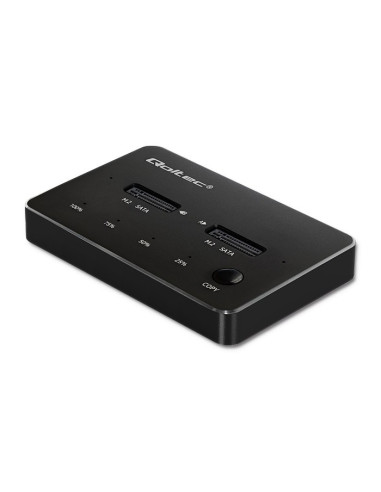Qoltec Stacja Dokująca Dysków 2X Ssd M.2 Sata | Ngff | Usb Typ C