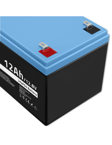 Qoltec Akumulator Lifepo4 Litowo-Żelazowo-Fosforanowy 12.8V 12Ah 153.6Wh Bms