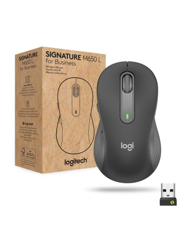 Logitech Signature M650 For Business Myszka Biuro Po Prawej Stronie Rf Wireless + Bluetooth Optyczny 4000 Dpi