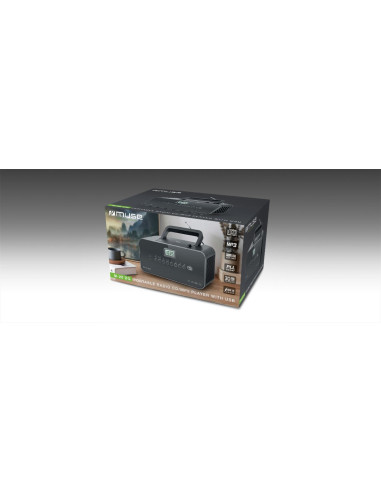 Muse M-28 Dg Odtwarzacz Cd Przenośny Odtwarzacz Cd Czarny