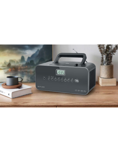 Muse M-28 Dg Odtwarzacz Cd Przenośny Odtwarzacz Cd Czarny