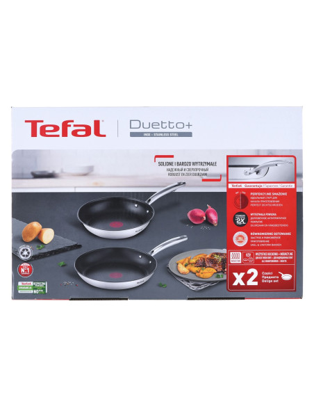 Zestaw 2 Patelni Tefal Duetto+ G732S255 24/28 Cm