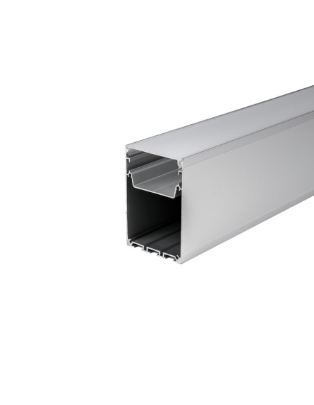 Profil Aluminiowy V-Tac 2Mb Anodowany, Klosz Mleczny 50X75Mm Vt-8127