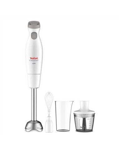Tefal Hb453 0,5 L Blender Stołowy 450 W Szary, Stal Nierdzewna, Biały