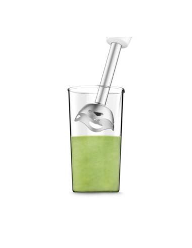 Tefal Hb453 0,5 L Blender Stołowy 450 W Szary, Stal Nierdzewna, Biały