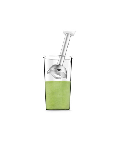 Tefal Hb453 0,5 L Blender Stołowy 450 W Szary, Stal Nierdzewna, Biały