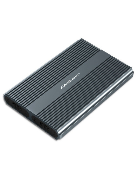 Qoltec Obudowa | Kieszeń Na Dysk M.2 Ssd | Sata | Nvme | Usb-C | Dual 2 X 2Tb