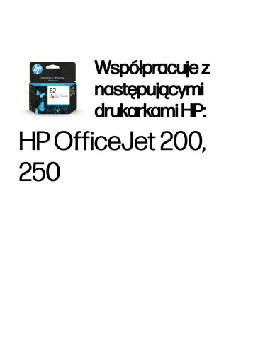 Hp 62 Oryginalny Wkład Atramentowy Trójkolorowy