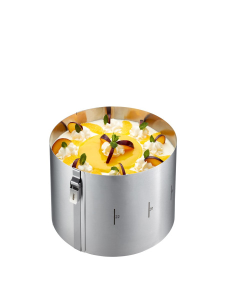 Pierścień Do Tortu 15 Cm Gefu Tondo Clip G-14301