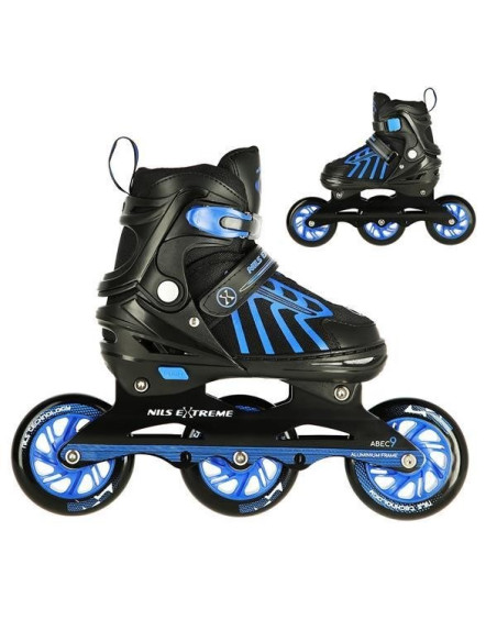 Łyżworolki Nils Extreme Na18812 A Ciemno Niebieskie Rozm. L (39-42)
