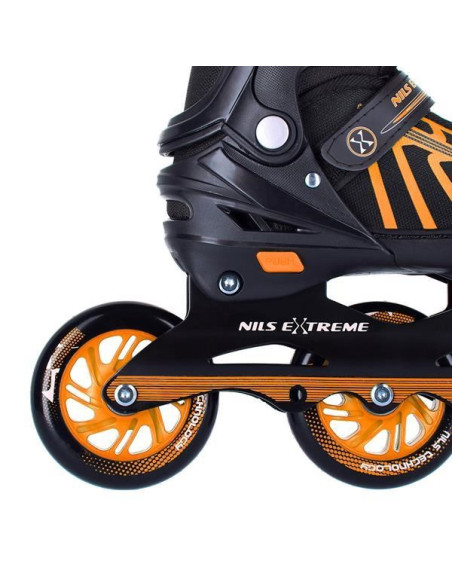 Łyżworolki Nils Extreme Na18812 A Pomarańczowe Rozm. M (34-38)