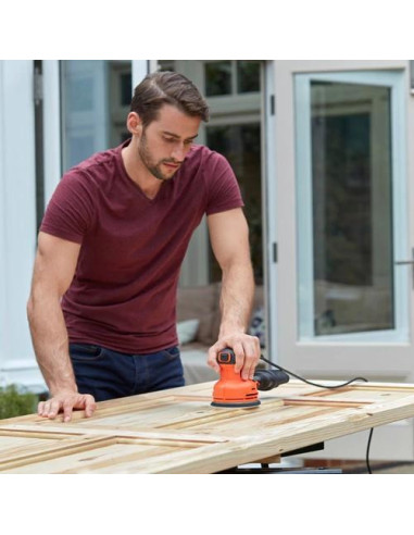 Szlifierka Mimośrodowa Bew210-Qs Black+Decker