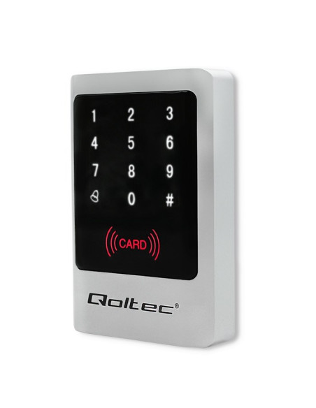 Qoltec Zamek Szyfrowy Mimas Z Czytnikiem Rfid | Kod | Karta | Brelok | Dzwonek | Ip68 | Em