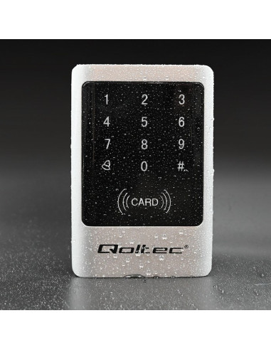 Qoltec Zamek Szyfrowy Mimas Z Czytnikiem Rfid | Kod | Karta | Brelok | Dzwonek | Ip68 | Em