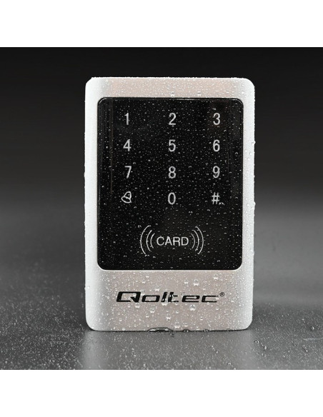 Qoltec Zamek Szyfrowy Mimas Z Czytnikiem Rfid | Kod | Karta | Brelok | Dzwonek | Ip68 | Em