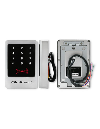 Qoltec Zamek Szyfrowy Mimas Z Czytnikiem Rfid | Kod | Karta | Brelok | Dzwonek | Ip68 | Em