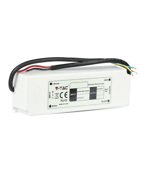 Zasilacz Led V-Tac Vt-22105 100W 12V 8A Ip67 Filtr Emi (Sku 3251) Biały