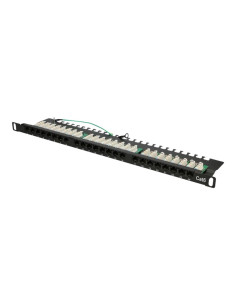 Patch Panel Extralink Ex.9663 (0.5U  Kat. 6  24Xrj-45) 2