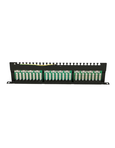 Patch Panel Extralink Ex.9663 (0.5U  Kat. 6  24Xrj-45)