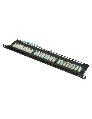 Patch Panel Extralink Ex.9663 (0.5U  Kat. 6  24Xrj-45)