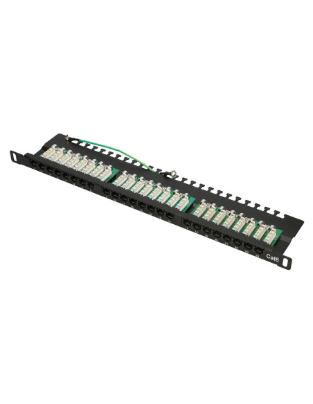 Patch Panel Extralink Ex.9663 (0.5U  Kat. 6  24Xrj-45)