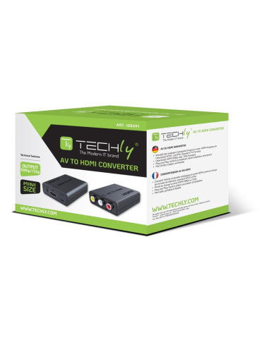 Konwerter Av Composite Video I Audio 3X Rca Na Hdmi 1080P
