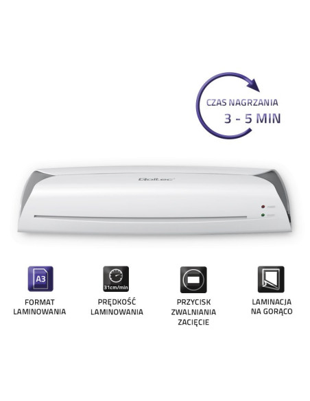Qoltec 50328 Laminator Lmr-0328 | A3
