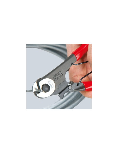 Zaciskarka Kablowa Knipex 95 61 150 Czarny, Czerwony, Srebrny