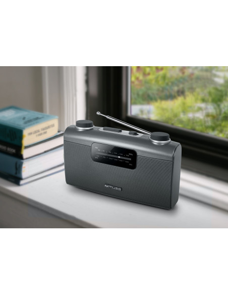 Przenośne Radio Muse M-058R, Czarny