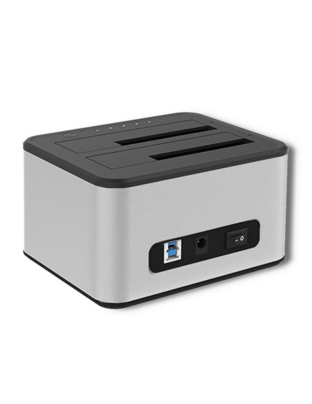 Qoltec Stacja Dokująca Dysków 2Xhdd/Ssd 2.5"/3.5" Sata | Usb 3.0 | Klonowanie