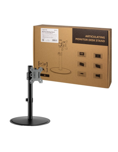 Logilink Bp0110 Uchwyt / Stojak Do Monitorów 81,3 Cm (32") Biurko Czarny